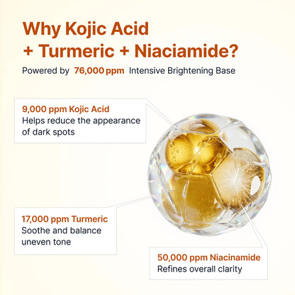Silk Peptide Kojic Acid Niacinamide Brightening Ampoule